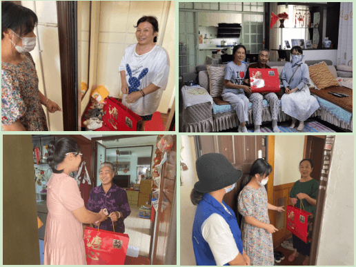 潜江市广华寺街道“侨之家”开展中秋节慰问
