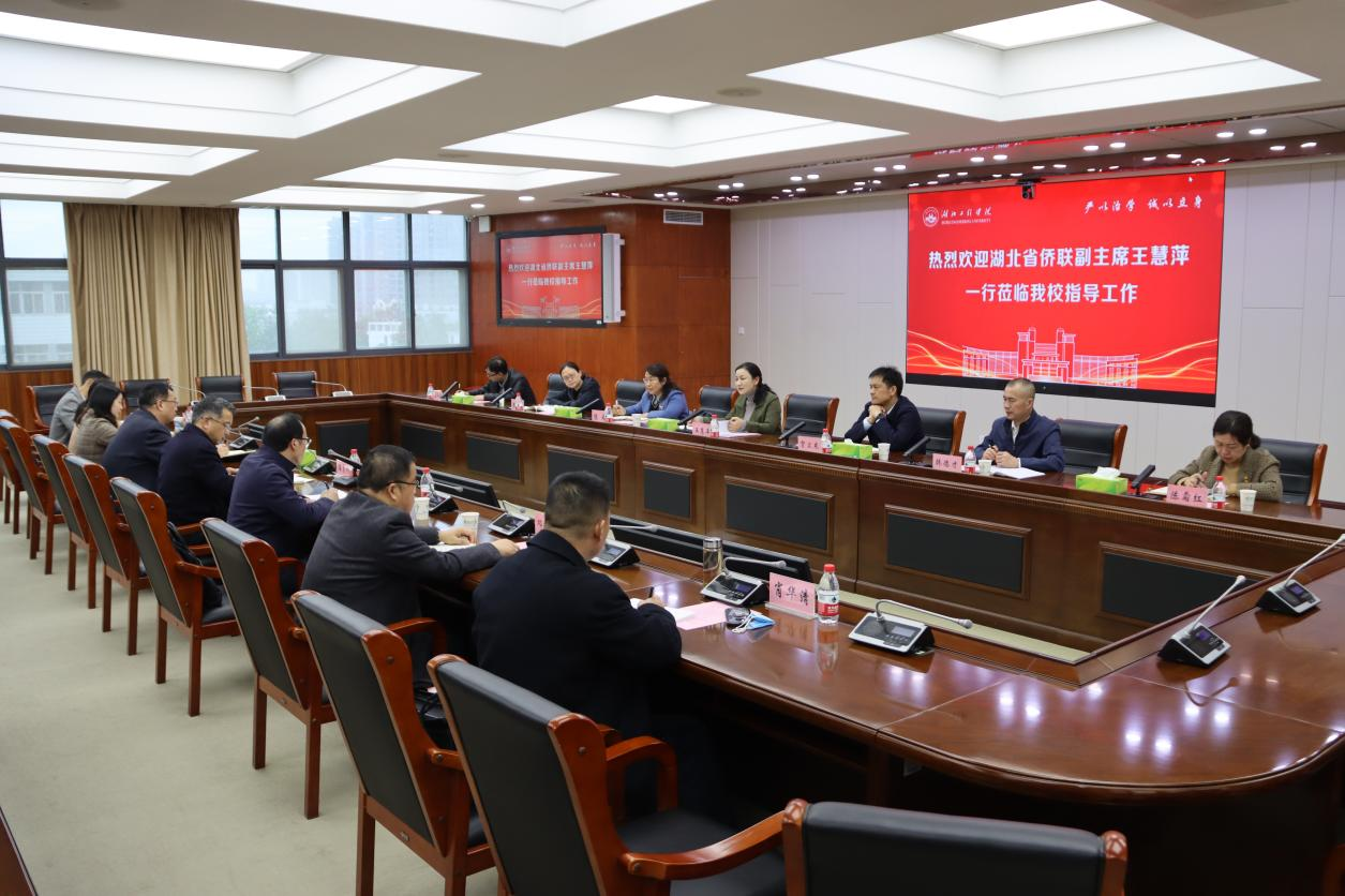 王慧萍调研湖北工程学院